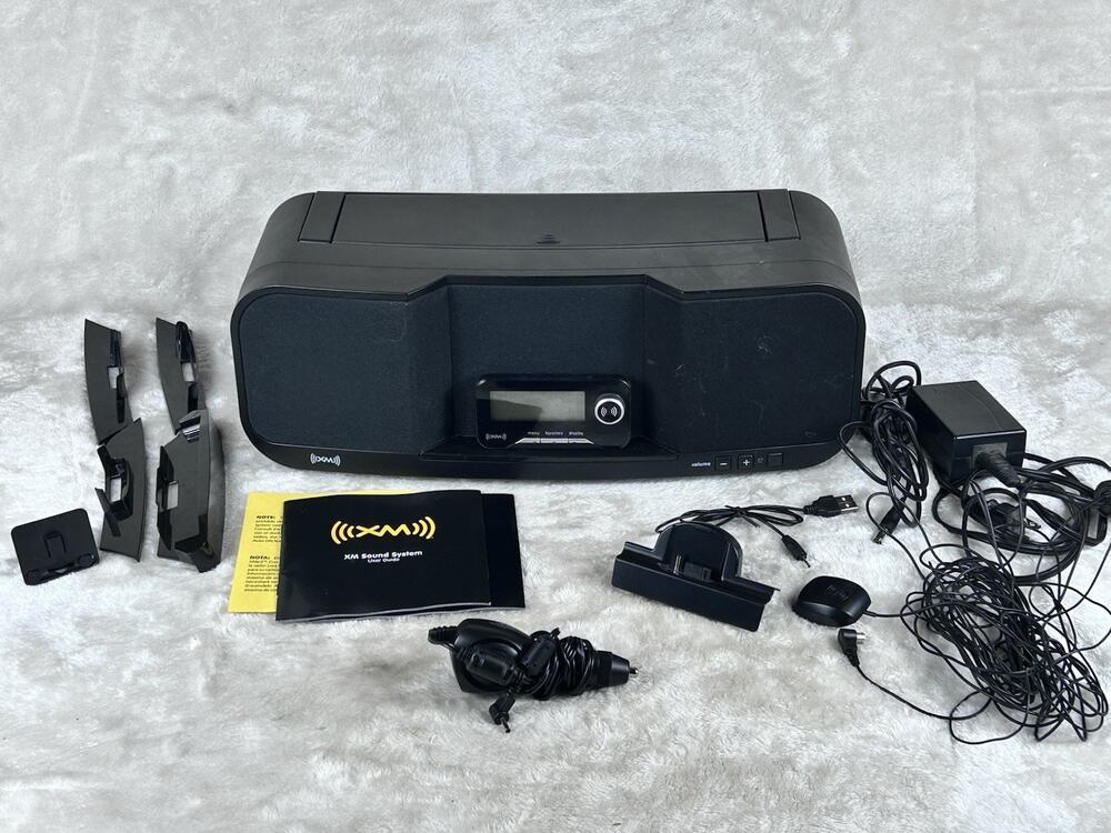 AUDIOVOX XMBB1 XM Compact Sound System Boombox Dock Power & Head Unit